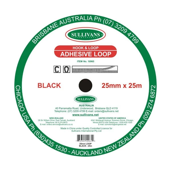 Sullivans Loop, Black- 25 Mm 1 Sullivans Loop, Black- 25 Mm