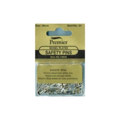 Sullivans Safety Pins, Nickle- 28 Mm