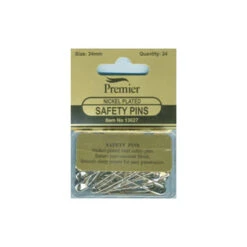 Sullivans Safety Pins, Nickle- 34 Mm