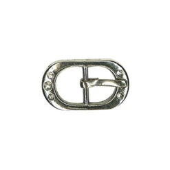 Sullivans Buckle Metal Oval, Silver- 20 Mm X 12 Mm