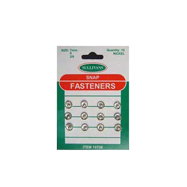 Sullivans Snap Fastener- 12pk 1 Sullivans Snap Fastener- 12pk