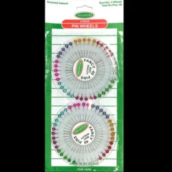 Sullivans Pearl Head Pins, 38mm Assorted Fluro- 2x40pcs