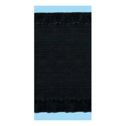 Sullivans Elastic Frill Beltin, Black- 75mm