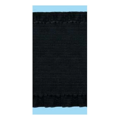 Sullivans Elastic Frill Beltin, Black- 75mm 1 Sullivans Elastic Frill Beltin, Black- 75mm