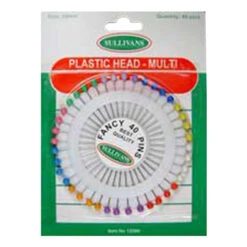 Sullivans Plastic Head Pins, Assorted- 38mm
