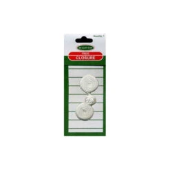 Sullivans Frog Closures, White- 60 Mm X 20 Mm