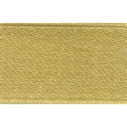 Double Sided Satin Ribbon, Aussie Gold- 22mm X 3m