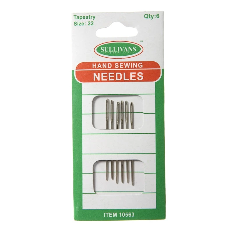 Hand Sewing Needles, Tapestry Size 22- 6pk 1 Hand Sewing Needles, Tapestry Size 22- 6pk