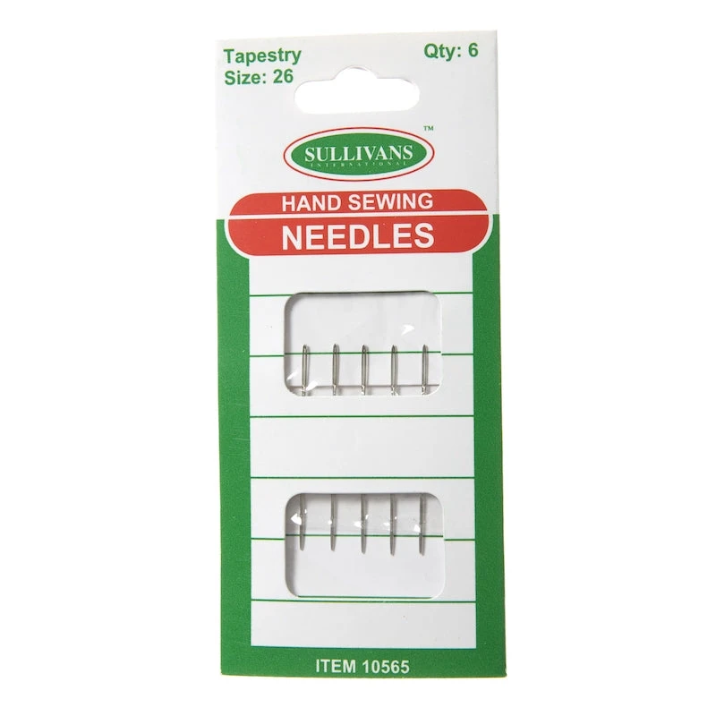 Hand Sewing Needles, Tapestry Size 26- 6pk 1 Hand Sewing Needles, Tapestry Size 26- 6pk