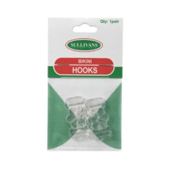 Sullivans Hooks, Bikini Size 10mm- Clear
