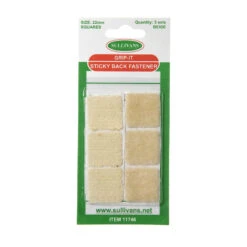 Grip-It Sticky Back Fastener Size 22mm, Beige- 3 Sets