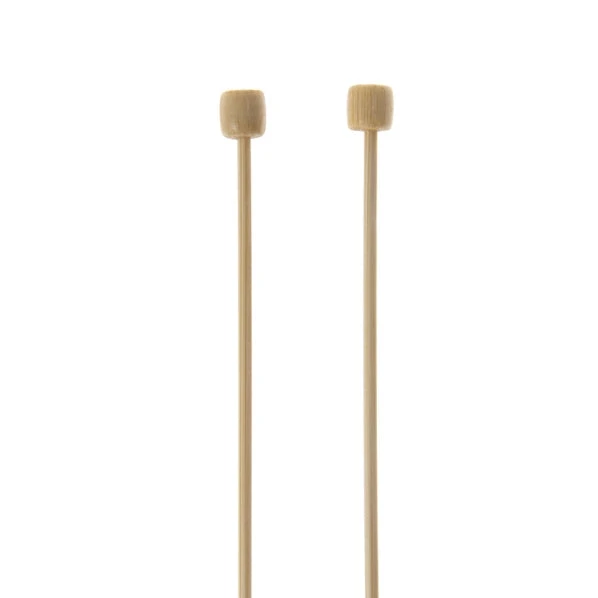 Bamboo Knitting Needles 35cm 2 Bamboo Knitting Needles 35cm - Image 2