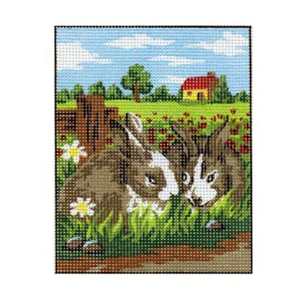 Sullivans Tapestry, Two Rabbits- 20x25cm 1 Sullivans Tapestry, Two Rabbits- 20x25cm