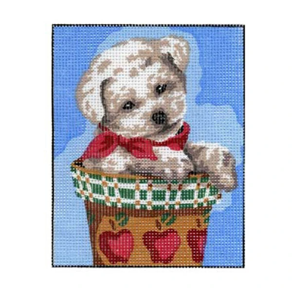 Sullivans Tapestry, Dog In Pot- 20x25cm 1 Sullivans Tapestry, Dog In Pot- 20x25cm