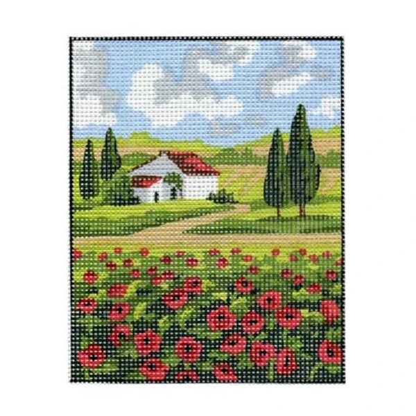 Sullivans Tapestry, House In Field- 20x25cm 1 Sullivans Tapestry, House In Field- 20x25cm