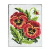 Sullivans Tapestry, Pansy Flowers- 20x25cm