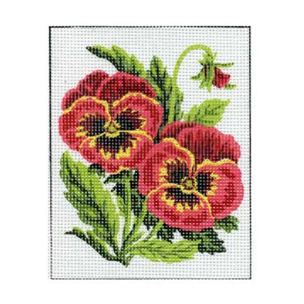 Sullivans Tapestry, Pansy Flowers- 20x25cm 1 Sullivans Tapestry, Pansy Flowers- 20x25cm